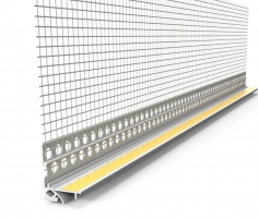 LIKOV LS2-FLEX 06, 2D Začišťovací okenní profil s perlinkou 100 mm | Délka 2,6 m
