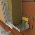 LIKOV LE-V Napojovací okapnicová lišta s tkaninou