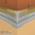 LIKOV LK AL Rohový hliníkový profil s perlinkou